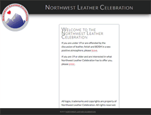 Tablet Screenshot of northwestleathercelebration.com